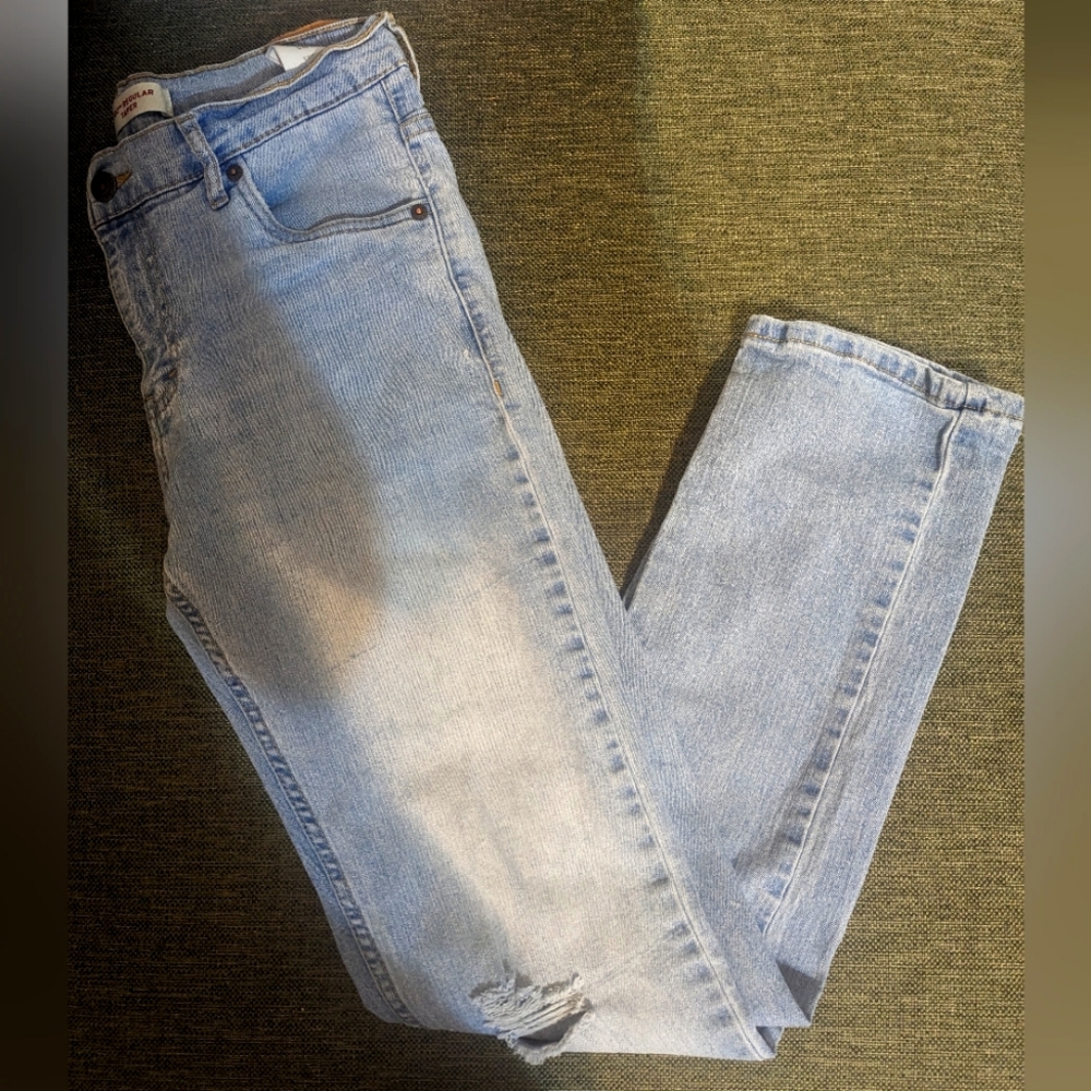 Levi's Woman's Light Wash regular 502 tapered Leg 29x29